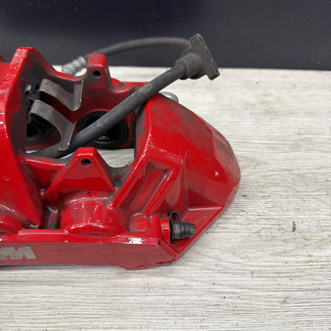 21-25 OEM BMW G80 G82 M3 M4 Front Passenger Side Brake Caliper Brembo Red