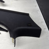 08-13 BMW E92 M3 OEM ABC PILLAR PILLARS BLACK PAIR SET *NOTES*