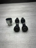 BMW F06 F10 F12 F13 F22 F30 F32 F33 F80 F82 F83 Lug Bolts Black Wheel Lock Set