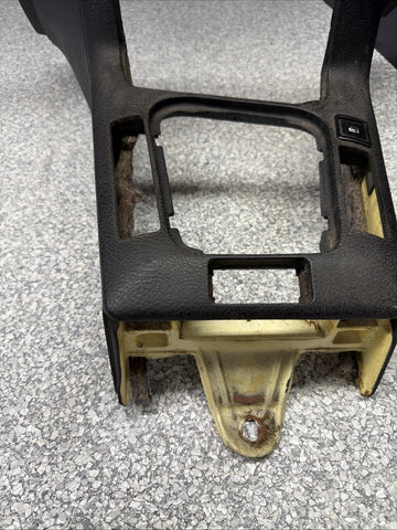 95-99 BMW E36 M3 Lower Dash Center Console Housing Panel Support Black Sedan