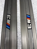 96-99 BMW E36 M3 Coupe / Convertible Door Sills Trims Pair Grey OEM