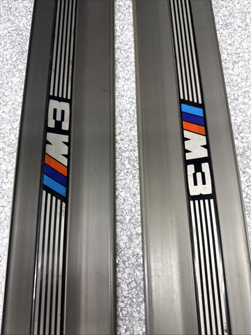 96-99 BMW E36 M3 Coupe / Convertible Door Sills Trims Pair Grey OEM