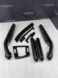 01-06 BMW E46 M3 Coupe Interior Armrests Trim Set Piano Black