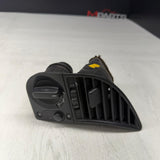 92-99 BMW E36 M3 328 318 325 Dash Headlight Switch Control Air Vent Trim OEM