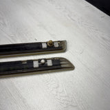 BMW E46 M3 01-06 Rear Left & Right Exterior Trim Molding Set Phoenix Yellow OEM
