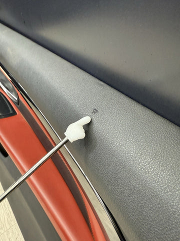 15-20 BMW F82 F83 M4 Front Right Passenger Leather Door Card Panel Sahkir Orange