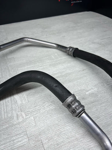 BMW E90 E92 E93 M3 09-13 Front Engine Oil Cooler Feed Lines OEM
