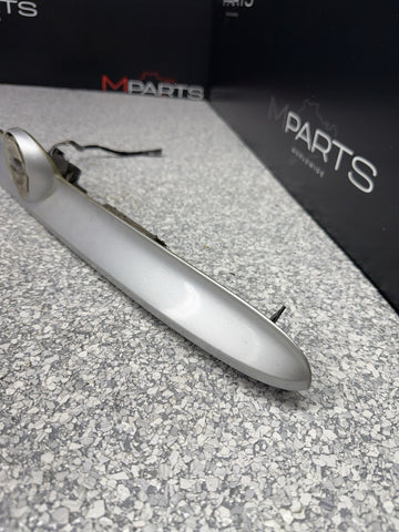 01-06 BMW E46 M3 Convertible Trunk Lid Grip Key Deck Handle Titanium Silver