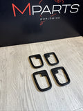 (4) Door Handles Housing Trims 1996-1999 BMW E36 Sedan Interior Black OEM