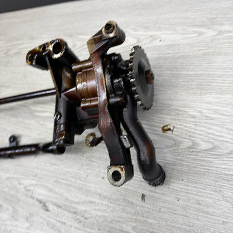 01-06 BMW E46 M3 S54 Engine Oil Pump + Pick Up Tubes