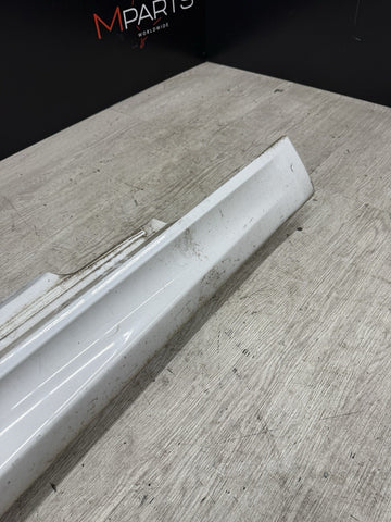 BMW E92 M3 Coupe 08-13 Side Skirt Right Passenger Side Genuine OEM Alpine White