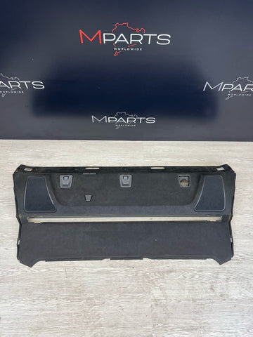 13-16 BMW F10 M5 REAR DECK SPEAKER COVERS PARCEL SHELF COVER PANEL ALCANTARA OEM