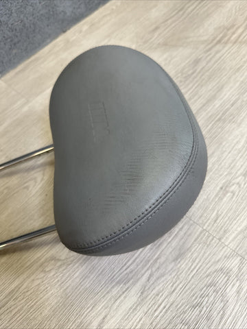 2001-2006 BMW E46 M3 Coupe Grey Front Headrests Head Rests Pair OEM
