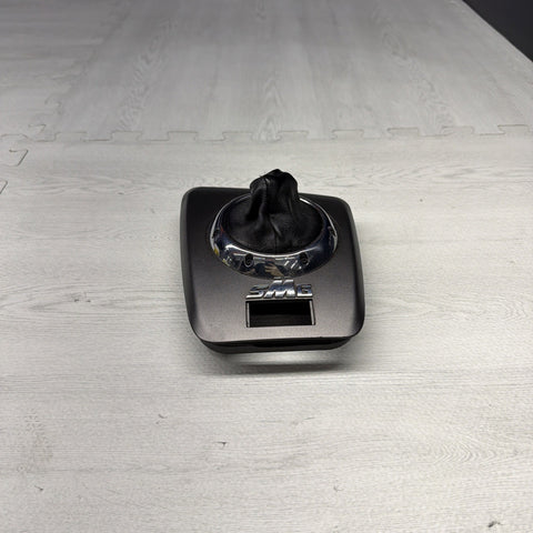 01-06 BMW E46 M3 Center Dome SMG Shift Plate Titan Shadow Grey