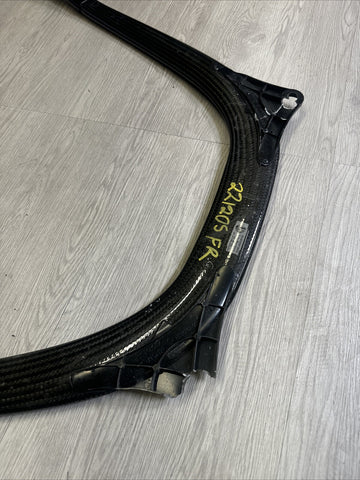 15-20 BMW F80 F82 F83 M3 M4 Carbon Fiber Strut Brace Bar OEM *Broken Tabs*