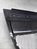 06-07 OEM BMW E63 E64 M6 Front Dash Center Console Carbon Trim 3pc Set