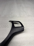 08-13 BMW E90 E92 E93 M3 Lower Steering Wheel Trim Cover Plate Black *Peeling*