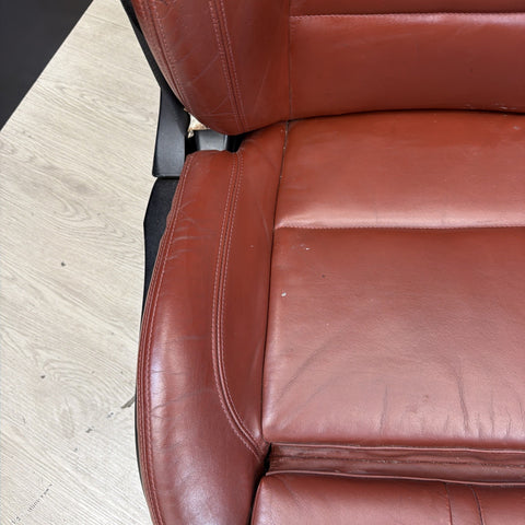 BMW E93 M3 08-13 Passenger Front Seat Fox Red Heated Powered