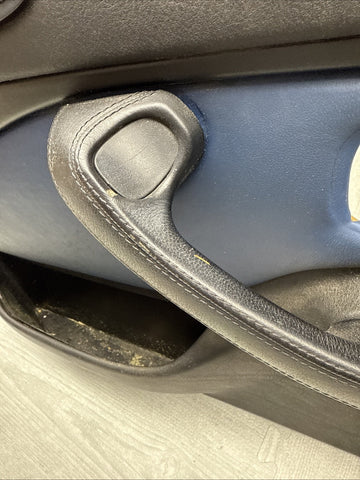 96-02 BMW Z3 M Z3M Front Passenger Right Door Card Panel Cover Trim Estoril Blue