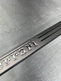 15-19 FERRARI 488 GTB GENUINE DOOR SILL SCUFF PLATE LOGO EMBLEM BADGE