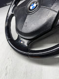 1996 - 2002 BMW E36 Z3 M M3 Leather Steering Wheel Black 3 Spoke 32342229487 OEM