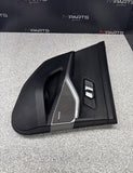 BMW 21-26 G80 M3 Sedan OEM Left Driver Rear Door Card Panel Black