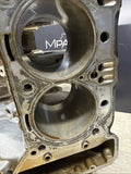 08-13 BMW E90 E92 E93 M3 S65 Engine Motor Bottom Bare Block *Scored Cylinder