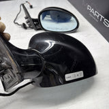 01-06 BMW E46 M3 Side View Door Mirrors Pair Jet Black