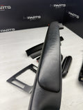 01-06 BMW E46 M3 Convertible Interior Armrests Trim Set Sprayed Black