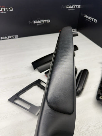 01-06 BMW E46 M3 Convertible Interior Armrests Trim Set Sprayed Black