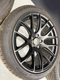 Beyern Wheels Rims 5x120 BMW E46 M3 19x8.5 ET40 19x9.5 ET38 Matte Black Set