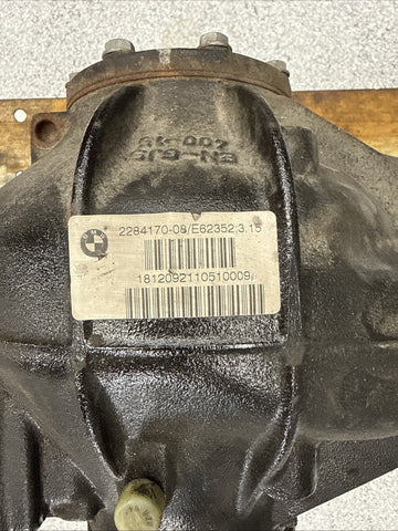 Rear Axle Differential Diff Carrier 3.15 OEM BMW F12 F13 F06 F10 M6 M5 12-18