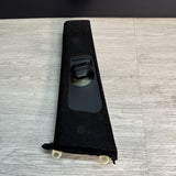 BMW E46 Coupe M3 B Pillar Seat Belt Column Cover Trim Black Left Driver 7057295