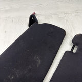 BMW E46 M3 01-06 Coupe Set Left Right Sun Visor Shade Black Pair OEM *Notes*