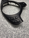 OEM 01-06 BMW E46 M3 Upper & Lower Steering Wheel Trim Cover Plate Black