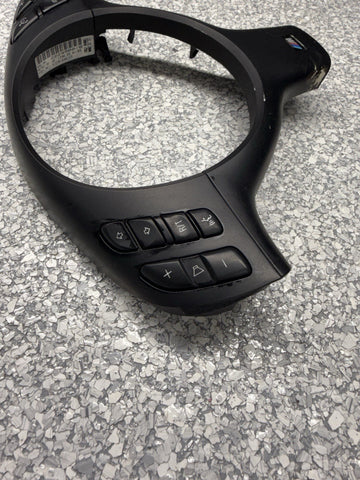 OEM 01-06 BMW E46 M3 Upper & Lower Steering Wheel Trim Cover Plate Black