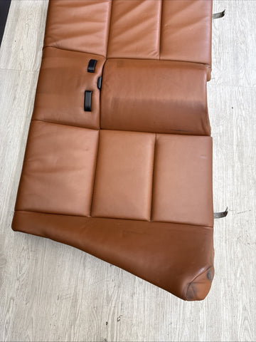 BMW 01-06 E46 M3 Convertible Rear Seat Back Rest Cinnamon Leather Backrest