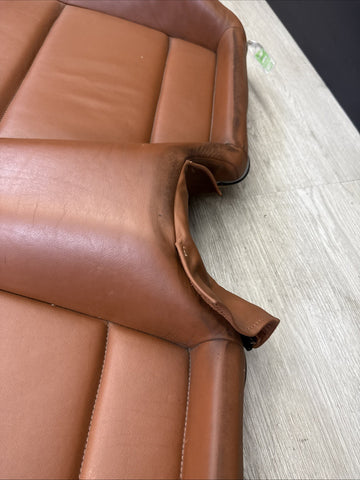 2001-2006 BMW E46 M3 Convertible Rear Seat Bottom Bench Cinnamon Leather OEM