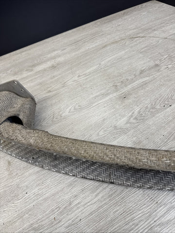 01-06 BMW E46 M3 Front Bumper Rebar Reinforcement Beam *Crack*