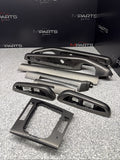 01-06 BMW E46 M3 Convertible Interior Armrests Trim Set Titan Shadow Grey