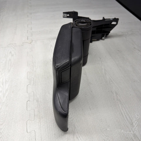 01-06 BMW E46 M3 Center Console Armrest Arm Rest Black Leather *Notes*
