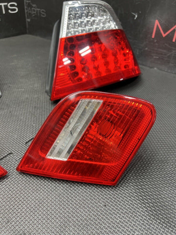 BMW OEM E46 03-06 COUPE ONLY TRUNK TAIL LIGHTS LED TAILS BRAKE LIGHTS SET