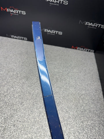 BMW E46 325 330 M3 Roof Rack Molding Rail Gutter Trim Right Passenger Topaz Blue