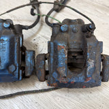 01-06 E46 M3 Rear Brake Calipers Left Right Pair Set Original Blue