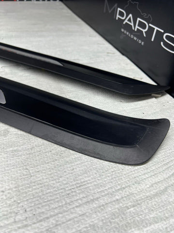 15-20 BMW F82 F83 M4 DOOR SILLS SCUFF PLATES TRIMS COVERS PAIR