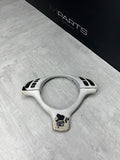 01-06 BMW E46 M3 Upper & Lower Steering Wheel Trim Multifunction Buttons Plate