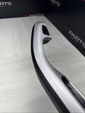 01-06 BMW E46 M3 Brushed Aluminum/Black Door Trim Armrest Right Front Passenger