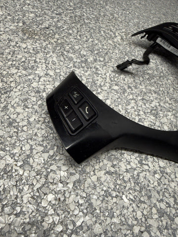 08-13 BMW E90 E92 E93 M3 Steering Wheel Trim Cover Black + Buttons *Peeling*