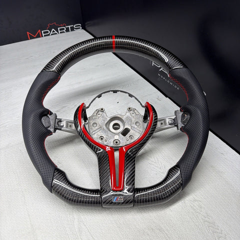15-20 BMW F80 F82 F83 M3 M4 OHC Carbon fiber Steering Wheel Manual DCT