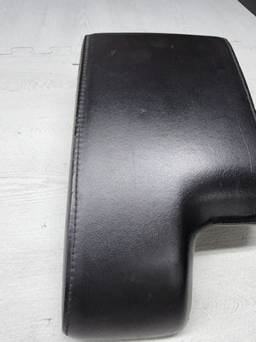 01-06 BMW E46 M3 Center Console Armrest Arm Rest Black Leather *Notes*